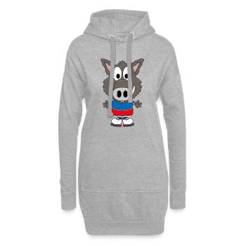 WILDSCHWEIN - INLINER - INLINE SKATES - SPORT - Hoodie-Kleid - Grau meliert - Vorne