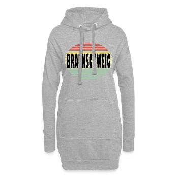 Braunschweig - Hoodie-Kleid - Grau meliert - Vorne