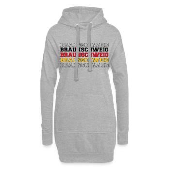Braunschweig - Hoodie-Kleid - Grau meliert - Vorne