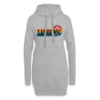 Langeoog - Hoodie-Kleid - Grau meliert - Vorne