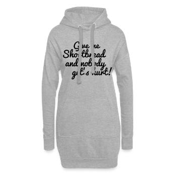 shortbread Schottland - Hoodie-Kleid - Grau meliert - Vorne