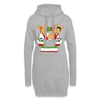 FUßBALL - WELTMEISTERSCHAFT - PORTUGAL - FANS - Hoodie-Kleid - Grau meliert - Vorne