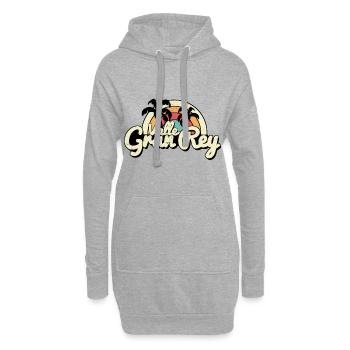 valle gran reyla Gomera - Hoodie-Kleid - Grau meliert - Vorne