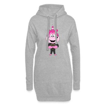 EINHORN - SECURITY - BODYGUARD - TÜRSTEHER - Hoodie-Kleid - Grau meliert - Vorne