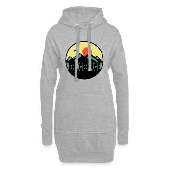 Erzgebirge - Hoodie-Kleid - Grau meliert - Vorne