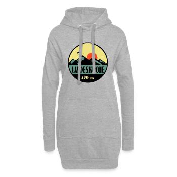 Landeskrone - Hoodie-Kleid - Grau meliert - Vorne