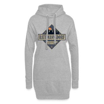 sächsische Schweiz Rathmannsdorf - Hoodie-Kleid - Grau meliert - Vorne