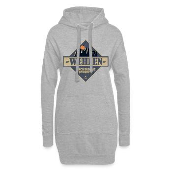 sächsische Schweiz Wehlen - Hoodie-Kleid - Grau meliert - Vorne