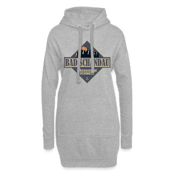 sächsische Schweiz Bad Schandau - Hoodie-Kleid - Grau meliert - Vorne