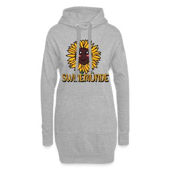 Swinemünde - Hoodie-Kleid - Grau meliert - Vorne