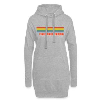 Friedrichroda Regenbogen - Hoodie-Kleid - Grau meliert - Vorne