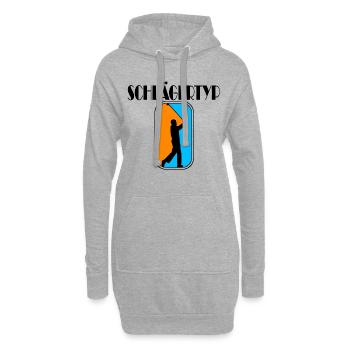 golf schlägertyp - Hoodie-Kleid - Grau meliert - Vorne