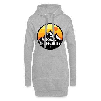 Rosengarten - Hoodie-Kleid - Grau meliert - Vorne