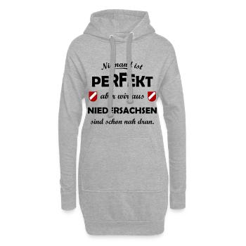 Die Niedersachsen - Hoodie-Kleid - Grau meliert - Vorne