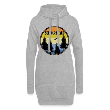 Schwarzwald - Hoodie-Kleid - Grau meliert - Vorne