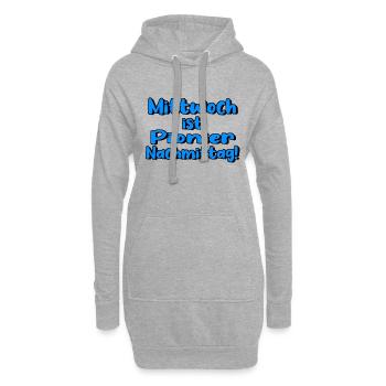 Pionier Nachmittag - Hoodie-Kleid - Grau meliert - Vorne