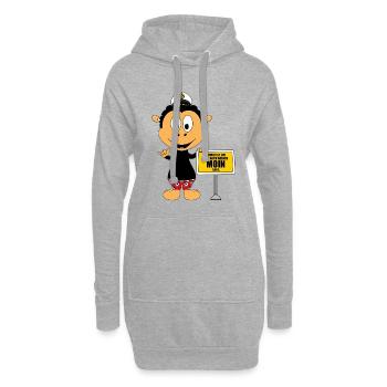 SCHWARZES SCHAF - KAPITÄN - TIER - HEIMAT IST... - Hoodie-Kleid - Grau meliert - Vorne