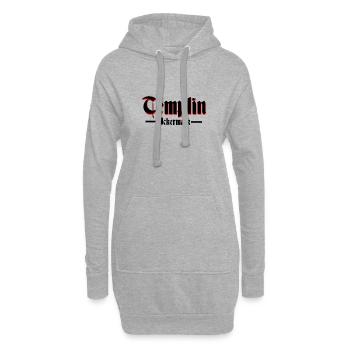 Templin Sütterlin - Hoodie-Kleid - Grau meliert - Vorne
