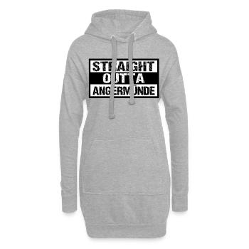 Angermünde - Hoodie-Kleid - Grau meliert - Vorne