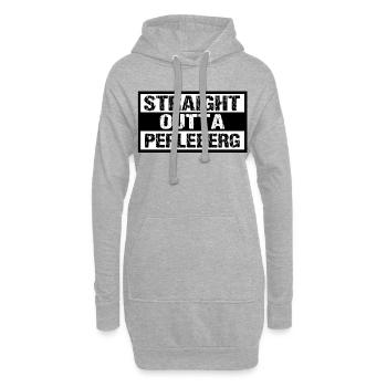 Perleberg - Hoodie-Kleid - Grau meliert - Vorne