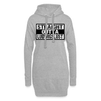Ludwigslust - Hoodie-Kleid - Grau meliert - Vorne