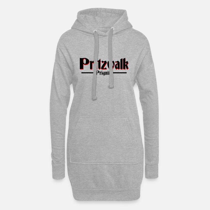 Pritzwalk - Hoodie-Kleid - Grau meliert
