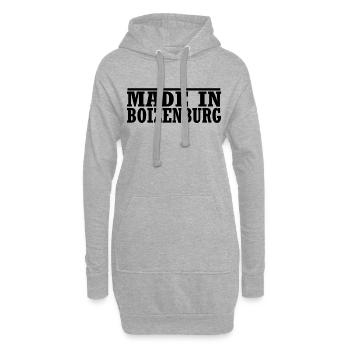 Boizenburg - Hoodie-Kleid - Grau meliert - Vorne