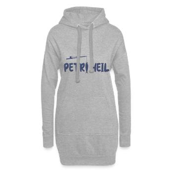 Petri Heil - Hoodie-Kleid - Grau meliert - Vorne