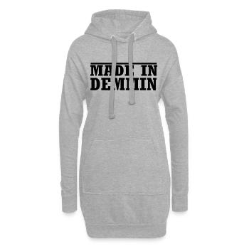 Demmin - Hoodie-Kleid - Grau meliert - Vorne