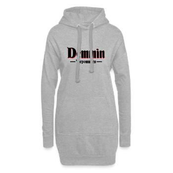 Demmin Vorpommern - Hoodie-Kleid - Grau meliert - Vorne