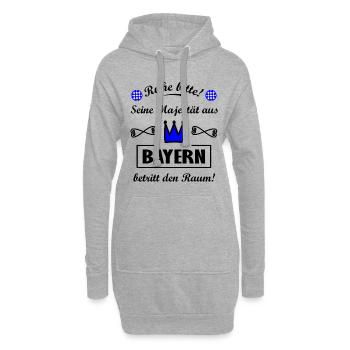 Die Süddeutschen - Hoodie-Kleid - Grau meliert - Vorne