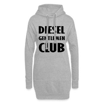 Autofahrer Club - Hoodie-Kleid - Grau meliert - Vorne