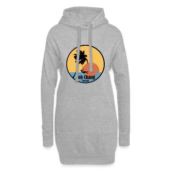 koh chang - Hoodie-Kleid - Grau meliert - Vorne
