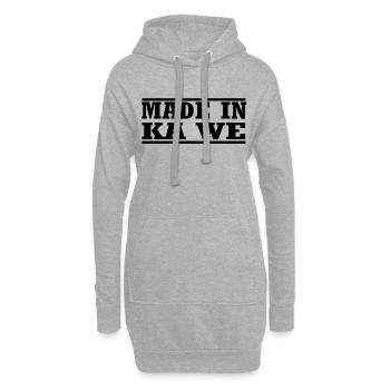 made in Königs wusterhausen - Hoodie-Kleid - Grau meliert - Vorne