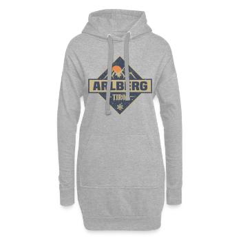 arlberg - Hoodie-Kleid - Grau meliert - Vorne