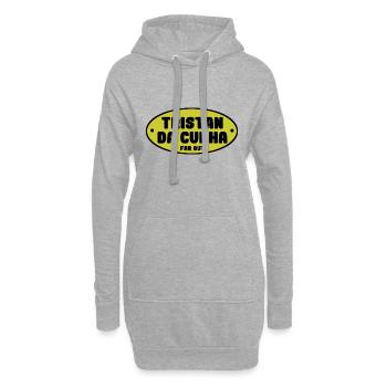 tristan da cunha - Hoodie-Kleid - Grau meliert - Vorne