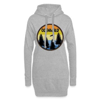 Odenwald - Hoodie-Kleid - Grau meliert - Vorne