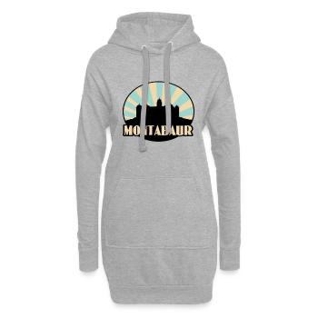 Montabaur Burg - Hoodie-Kleid - Grau meliert - Vorne