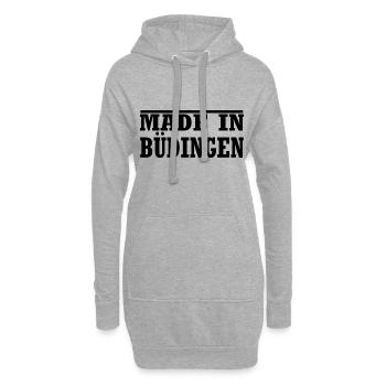 Büdingen - Hoodie-Kleid - Grau meliert - Vorne