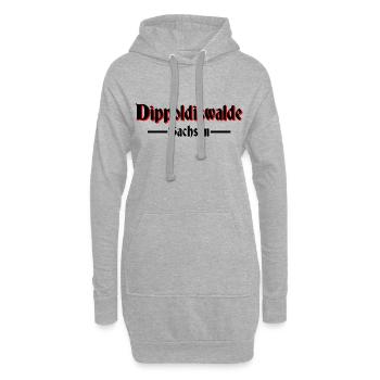 Dippoldiswalde - Hoodie-Kleid - Grau meliert - Vorne