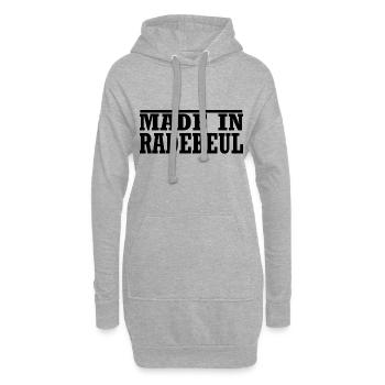 Radebeul - Hoodie-Kleid - Grau meliert - Vorne