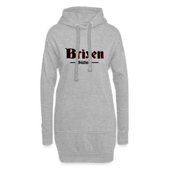 Brixen Südtirol - Hoodie-Kleid - Grau meliert - Vorne