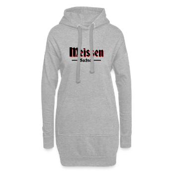 Meißen - Hoodie-Kleid - Grau meliert - Vorne