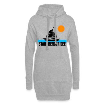 Starnberger See - Hoodie-Kleid - Grau meliert - Vorne