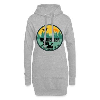 Neusiedler See - Hoodie-Kleid - Grau meliert - Vorne