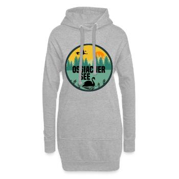 Ossiacher See - Hoodie-Kleid - Grau meliert - Vorne