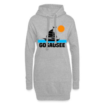Gosausee - Hoodie-Kleid - Grau meliert - Vorne