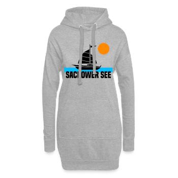 Sacrower See - Hoodie-Kleid - Grau meliert - Vorne