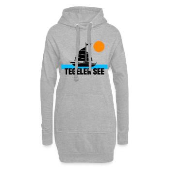 Tegeler See - Hoodie-Kleid - Grau meliert - Vorne