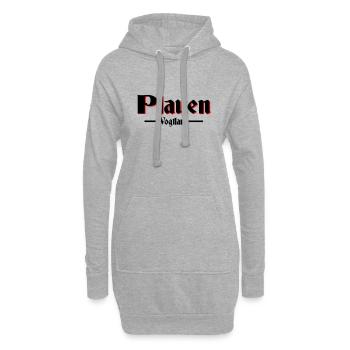 Plauen - Hoodie-Kleid - Grau meliert - Vorne